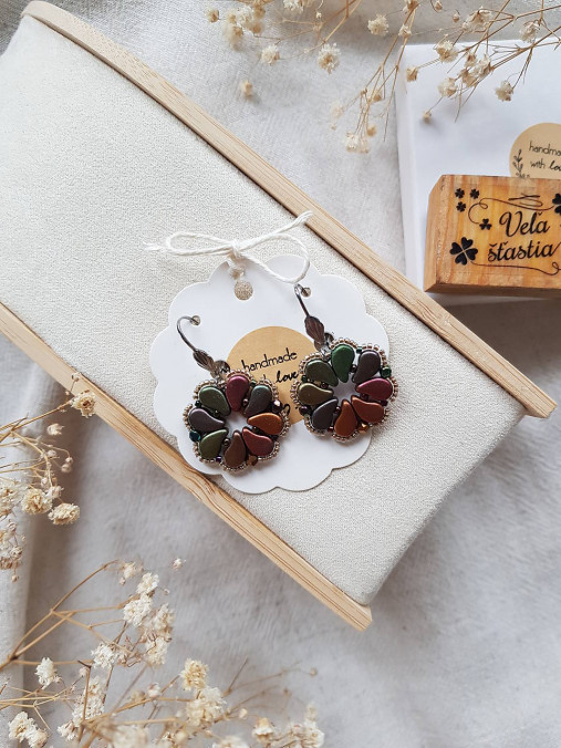 Náušnice 4lístkové šťastie