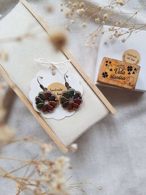 Náušnice 4lístkové šťastie