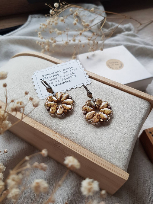 Náušnice 4lístkové šťastie