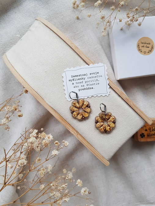 Náušnice 4lístkové šťastie