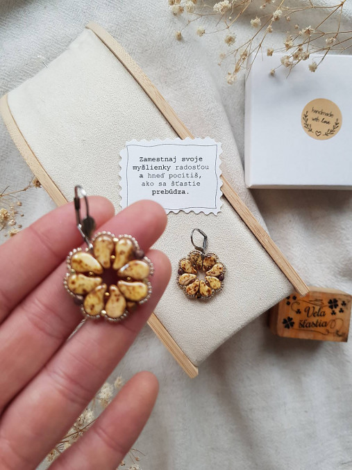 Náušnice 4lístkové šťastie