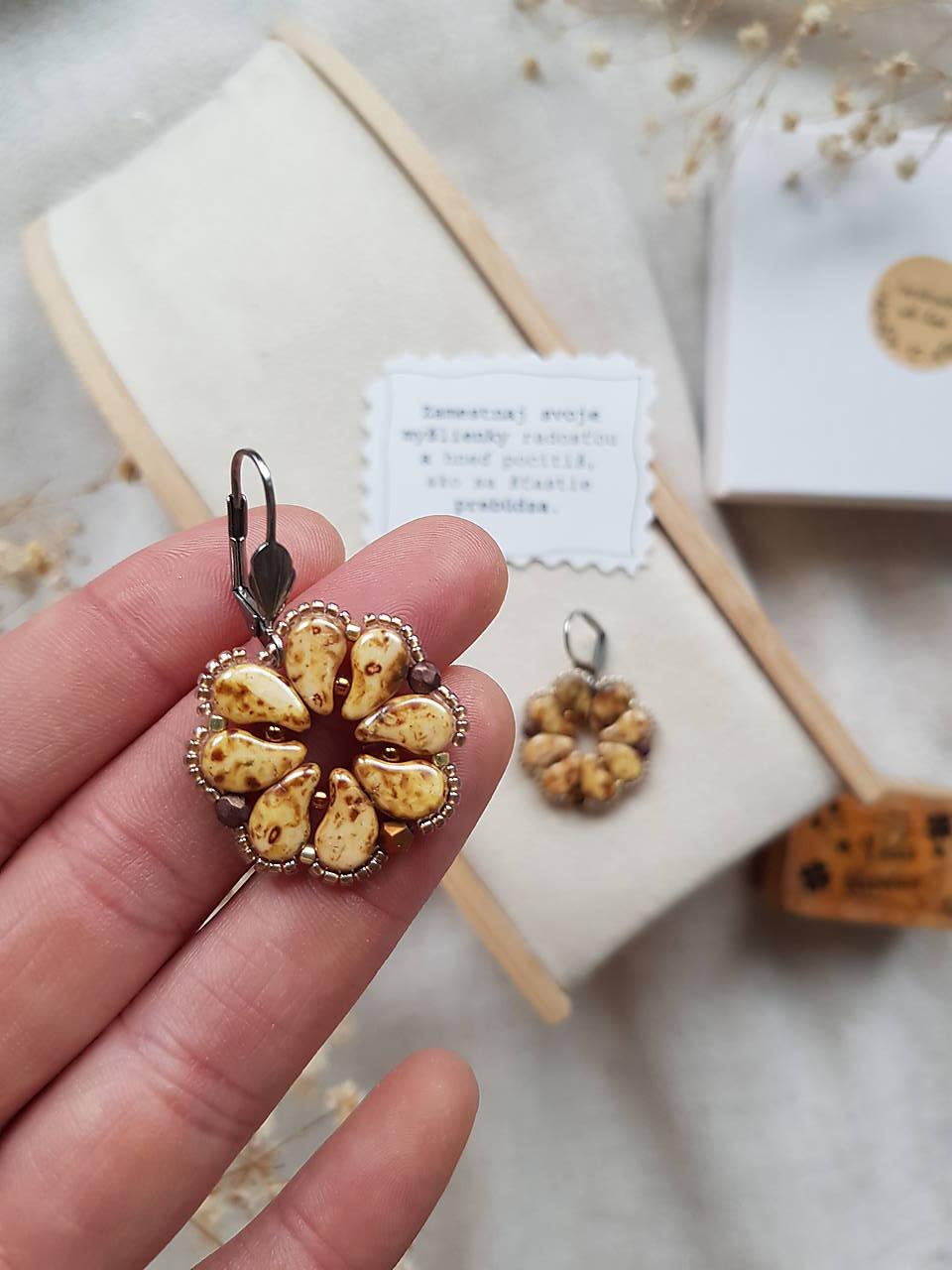 Náušnice 4lístkové šťastie
