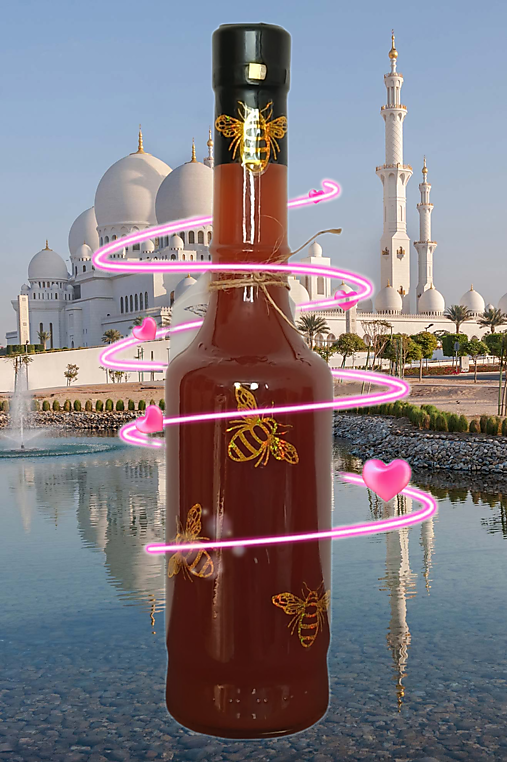 Alkoholické nápoje - KONOPNÝ LIKÉR s medom a malinami - 18059303_