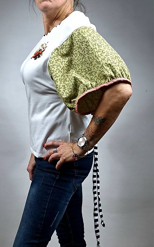 Tričko 🍓 a balónové rukávy