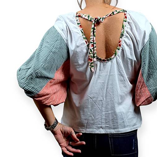 Tričko 🍒 a balónové rukávy