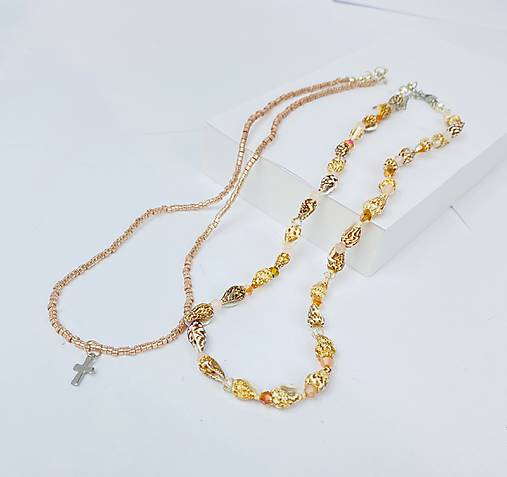 Náhrdelník sada více náhrdelníků