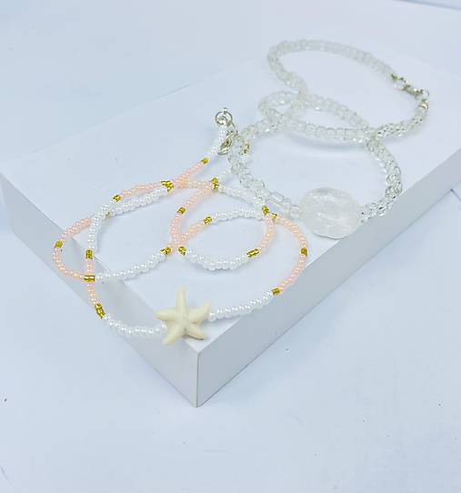 Náhrdelník korálky 2ks