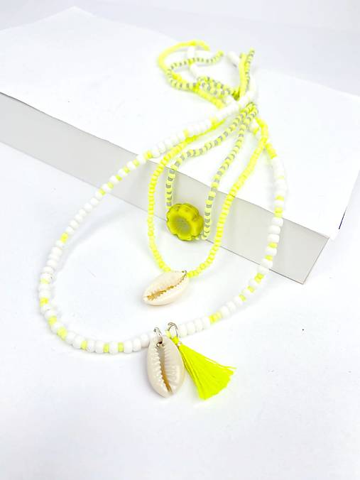 Náhrdelník korálky 3ks