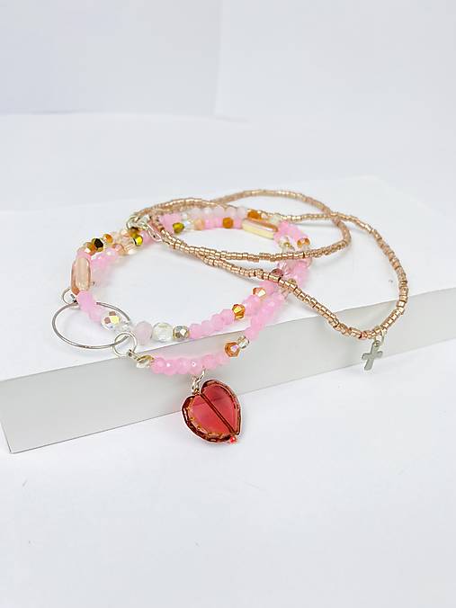 Náhrdelník korálky 2ks