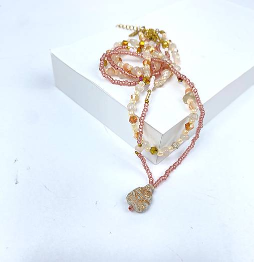 Náhrdelník korálky 2ks