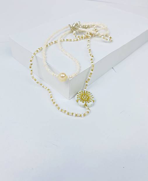 Náhrdelník korálky 2ks