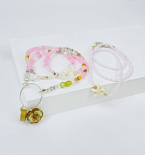 Náhrdelník korálky 2ks