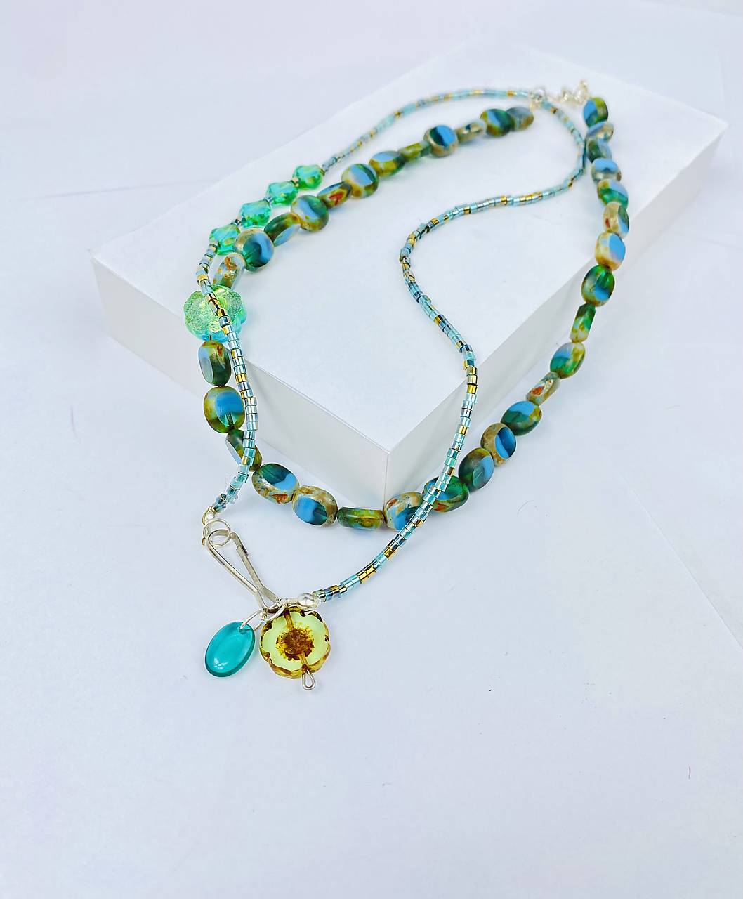 Náhrdelník korálky 2ks