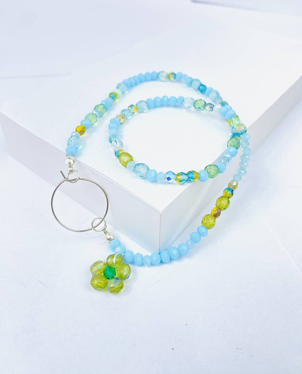 Náhrdelník korálky 2ks