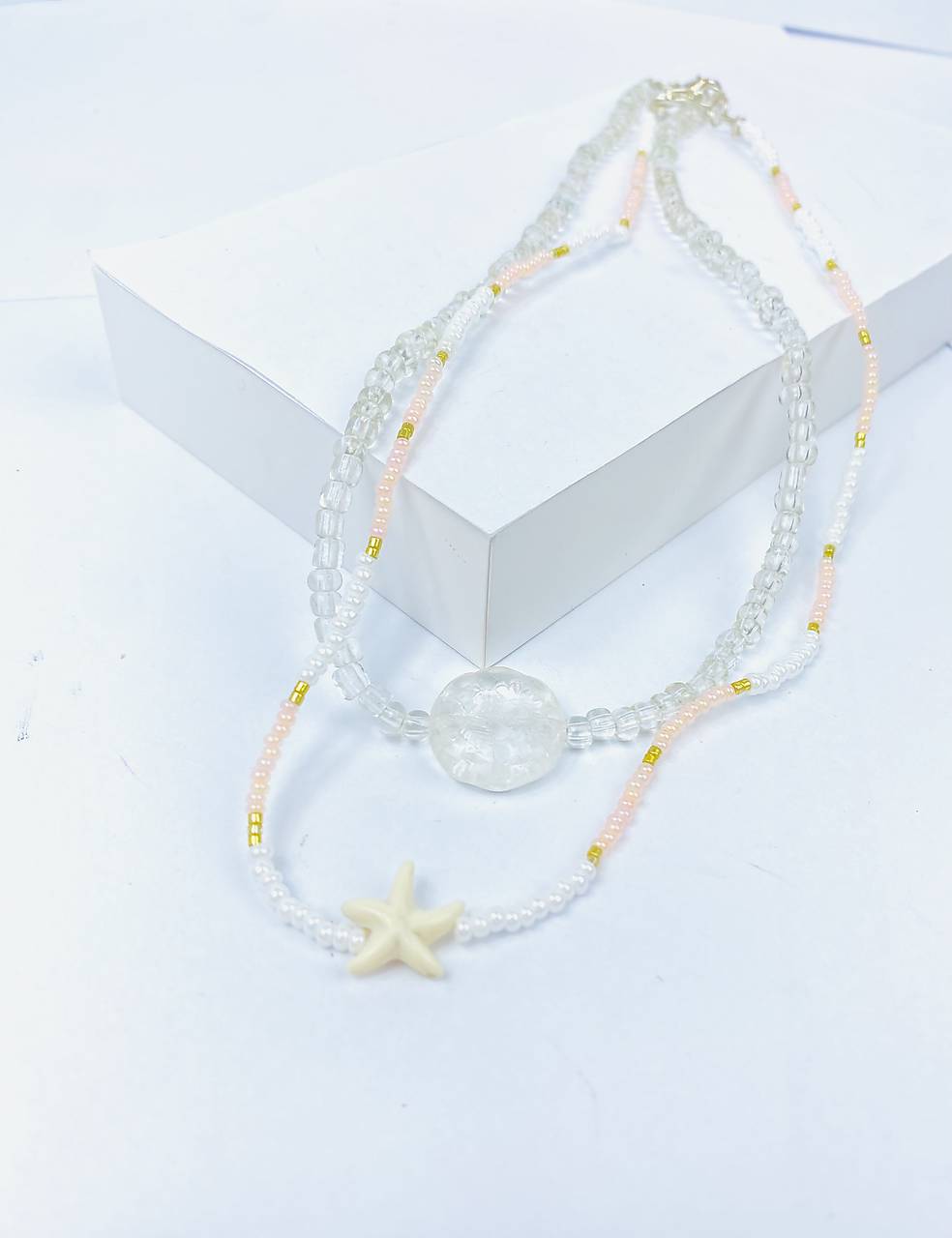 Náhrdelník korálky 2ks