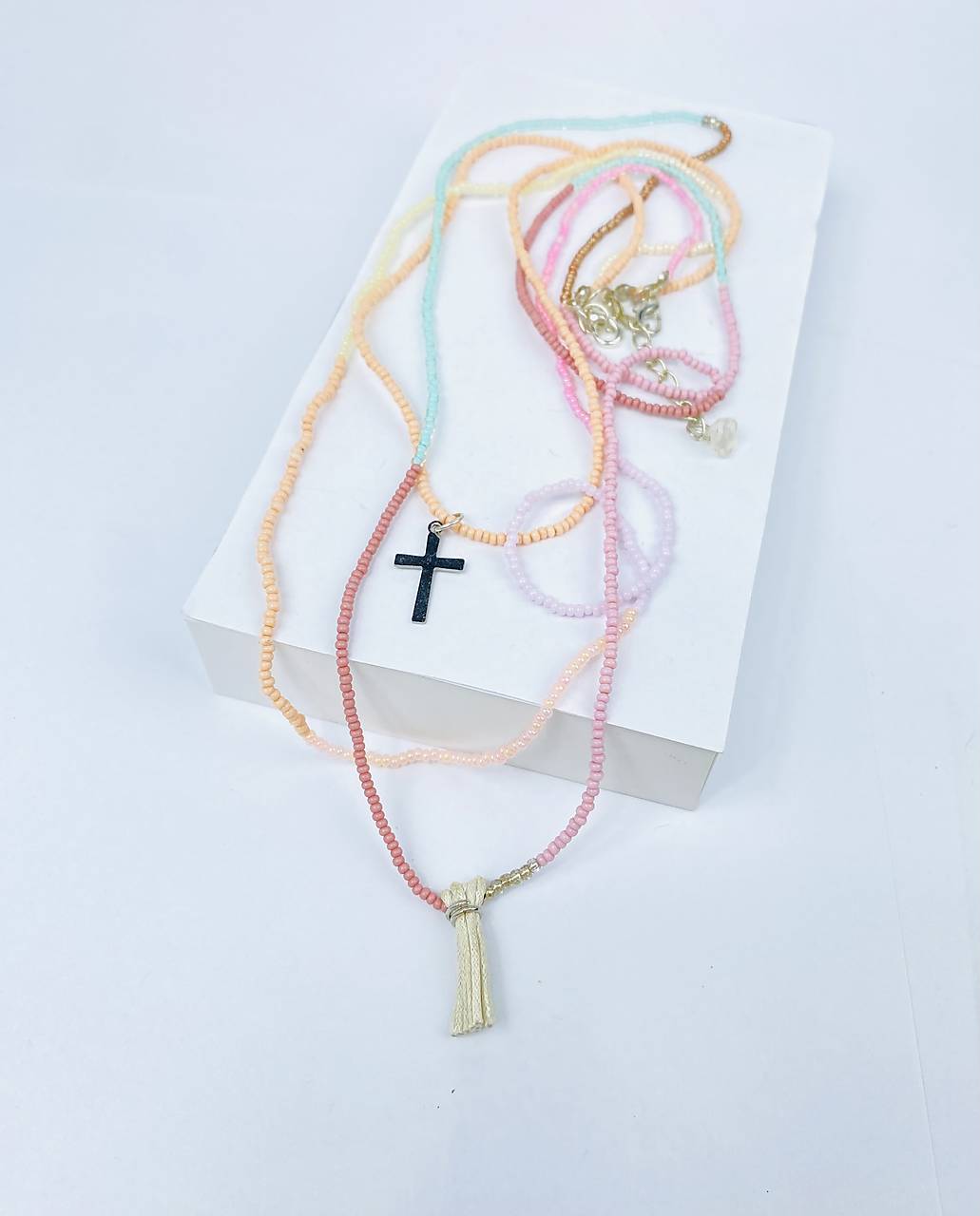 Náhrdelník korálky 3ks