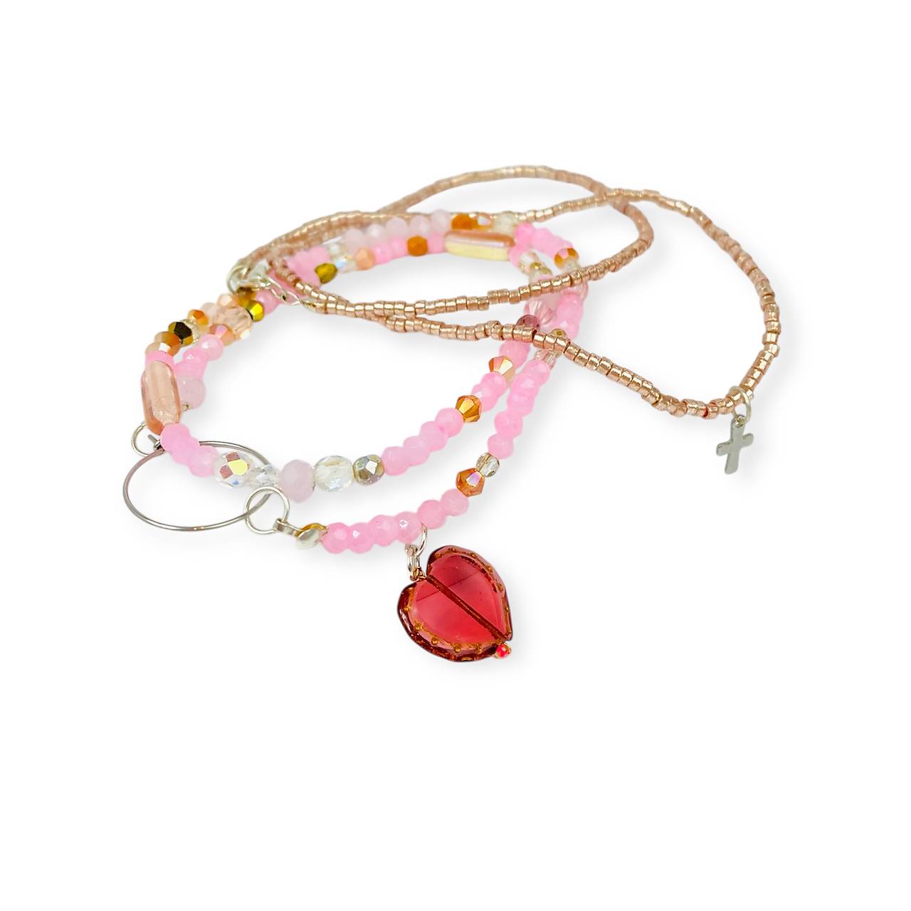 Náhrdelník korálky 2ks