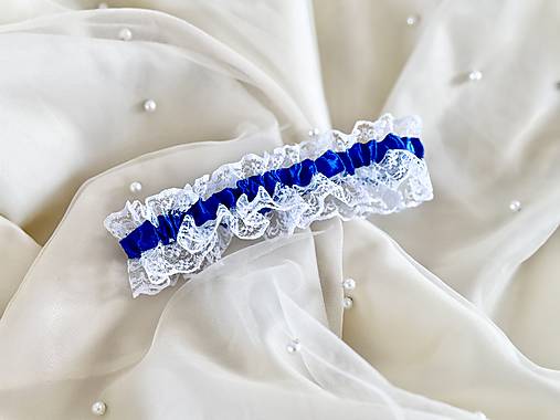 Spodná bielizeň - Svadobný podväzok S,M - 18060927_