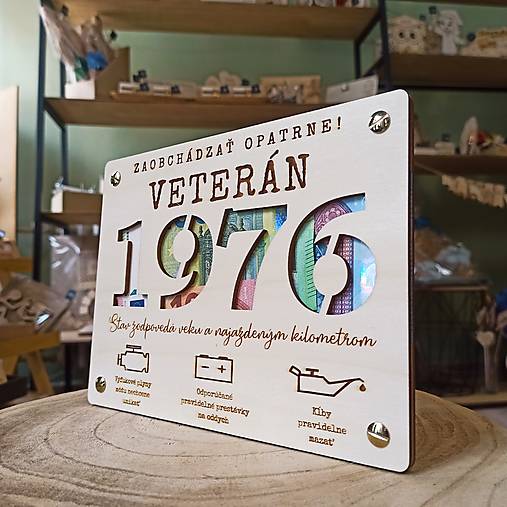 Papiernictvo - Obálka na peniaze „Veterán“ - 18061141_