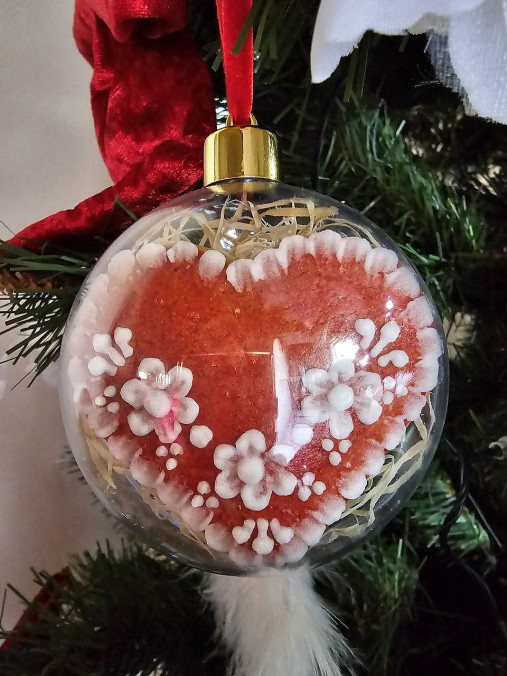 Dekorácie - Medovníky v priehľadnej guľke - 18061565_