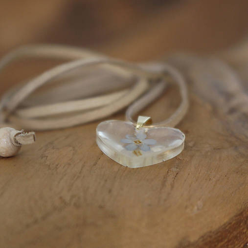 Náhrdelníky - Náhrdelník Nezábudka - 18062980_