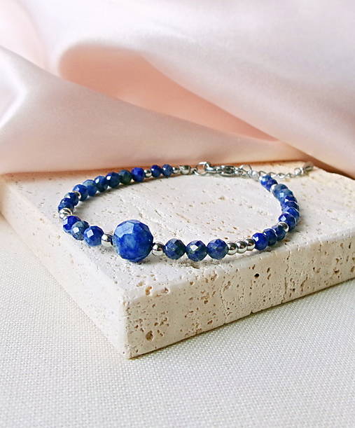 Náramky - Náramok lapis lazuli - 18063130_