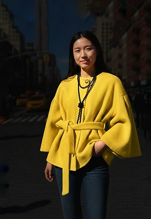 Bundy a kabáty - Žltý kabátik look 2 - 18064170_