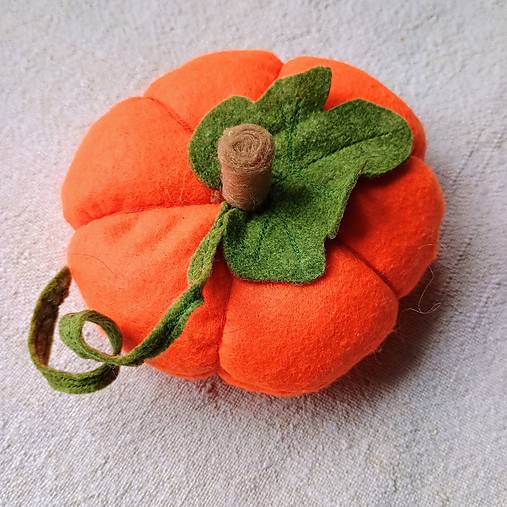 Hračky - Zelenina z filcu (Tekvica) - 18065031_