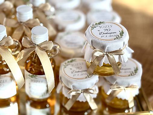 Darčeky pre svadobčanov - Darčeky na oslavu - medík a medovina (Med) - 18064045_