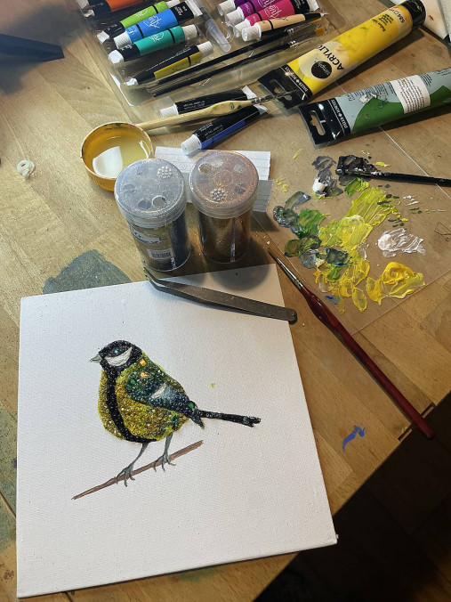 Sýkorka veľká jagavá