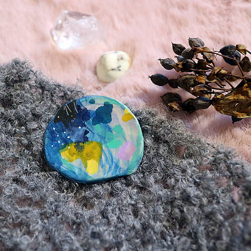 Planety/ modelované brošne