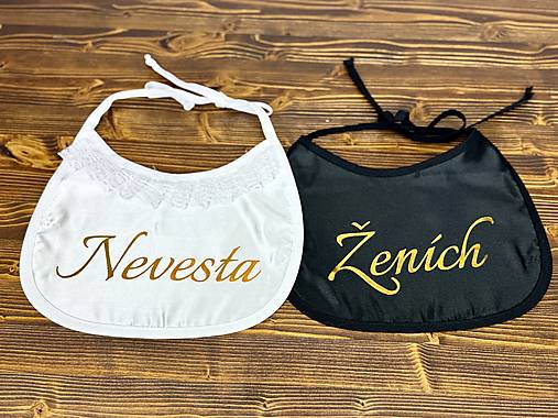 Iné doplnky - Svadobné podbradníky - 18066261_