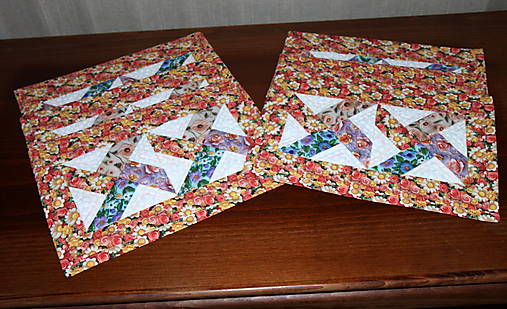 Úžitkový textil - Patchworkové obrusy a prestieranie (4. prestieranie) - 18066367_