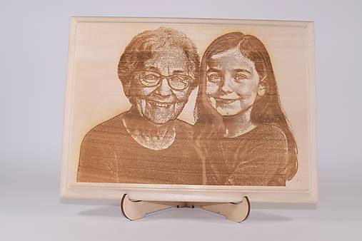 Fotografie - Gravírovaná fotografia na lipovom masíve - 18065619_