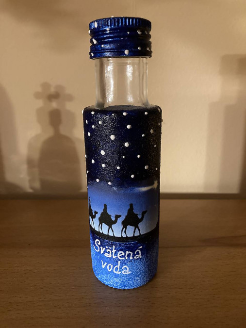 Nádoby - Fľaštička na trojkráľovú svätenú vodu - 18068083_