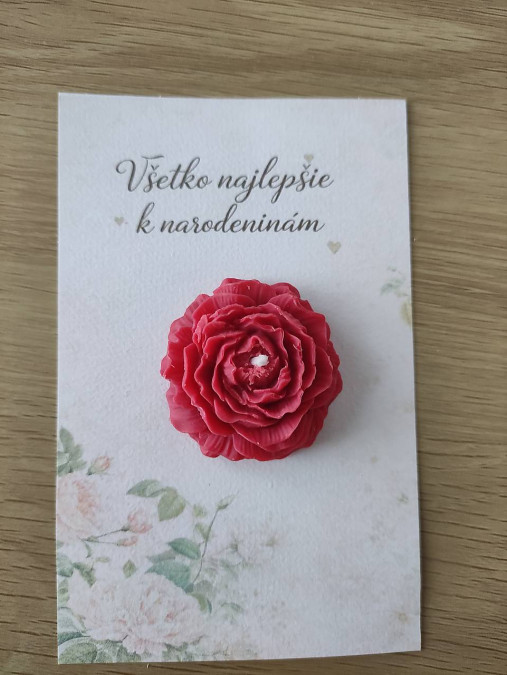 Personalizovaný darček – kvet s venovaním