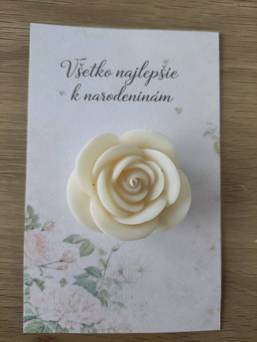 Personalizovaný darček – kvet s venovaním