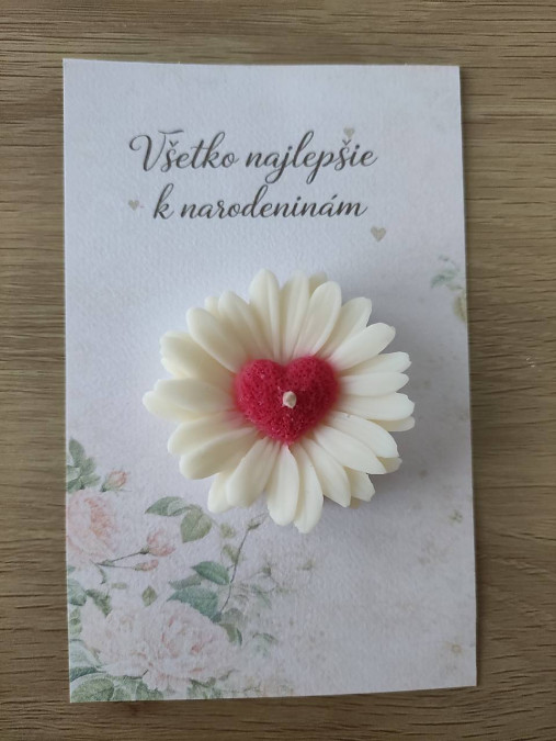 Personalizovaný darček – kvet s venovaním