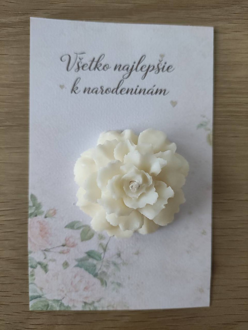 Personalizovaný darček – kvet s venovaním