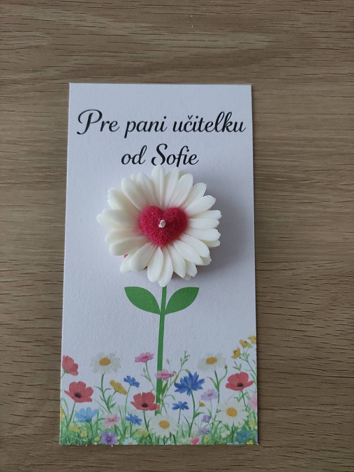 Personalizovaný darček – kvet s venovaním