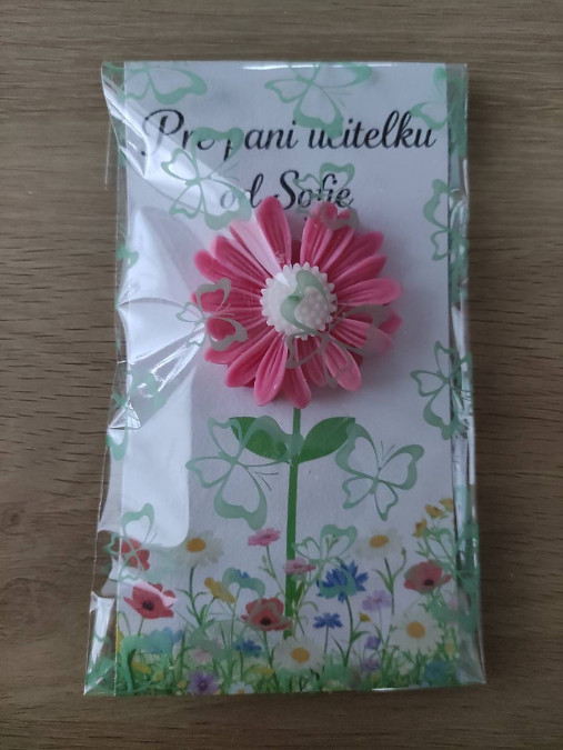 Personalizovaný darček – kvet s venovaním