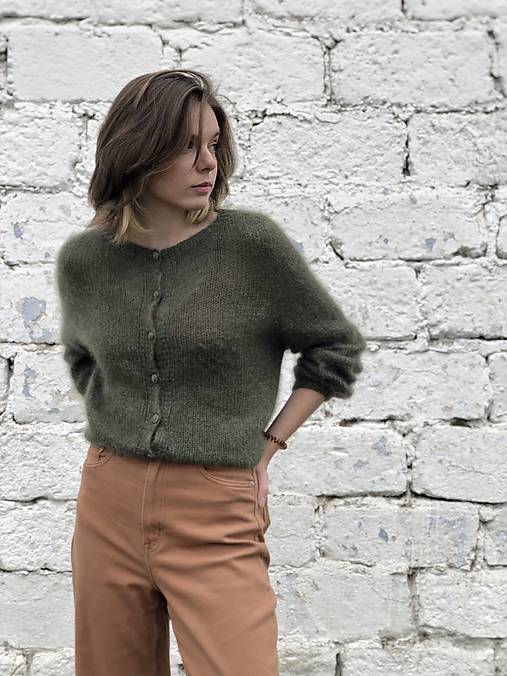 Svetre a kardigány - Kardigán "Vetvička" - 18068572_