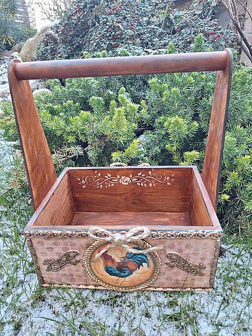 Polotovary - drevený nosič - 18067636_