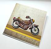 Papiernictvo - Pohľadnica / blahoželanie pre motorkára ... - 18070112_