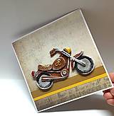 Papiernictvo - Pohľadnica / blahoželanie pre motorkára ... - 18070113_