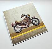 Papiernictvo - Pohľadnica / blahoželanie pre motorkára ... - 18070114_