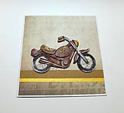Papiernictvo - Pohľadnica / blahoželanie pre motorkára ... - 18070119_