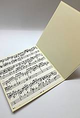 Papiernictvo - Blahoželanie / pohľadnica s gitarou ... - 18070651_