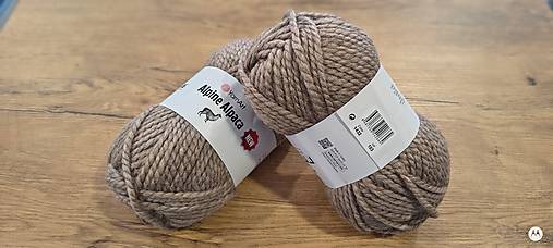Galantéria - YarnArt Alpine Alpaca  (1432 - Svetlá hnedá) - 18070005_