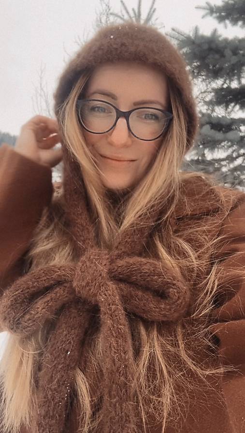 Čiapky, čelenky, klobúky - Bonetka s dlhym šalikom alpaka - 18070127_